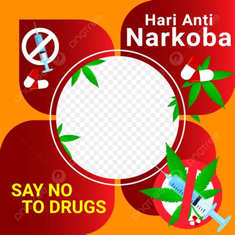 Anti Design Vector Design Images Hari Anti Narkoba Twibbon Design