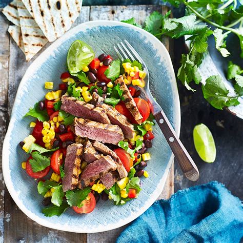 It is cut from the oyster blade of the animal, which is a piece of tissue that is connected to the shoulder blade. Mexican beef steak salad | Healthy Recipe | WW Australia
