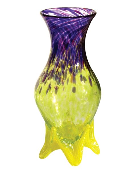 Hand Blown Glass Vases Santa Barbara Art Glass Saul Alcaraz