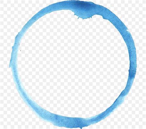 Circle Blue Watercolor Painting Png 719x722px Blue Body Jewellery