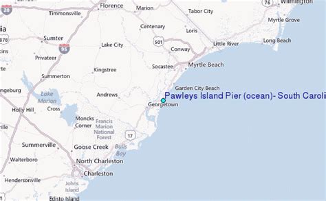 Pawleys Island Pier Ocean South Carolina Tide Station Location Guide