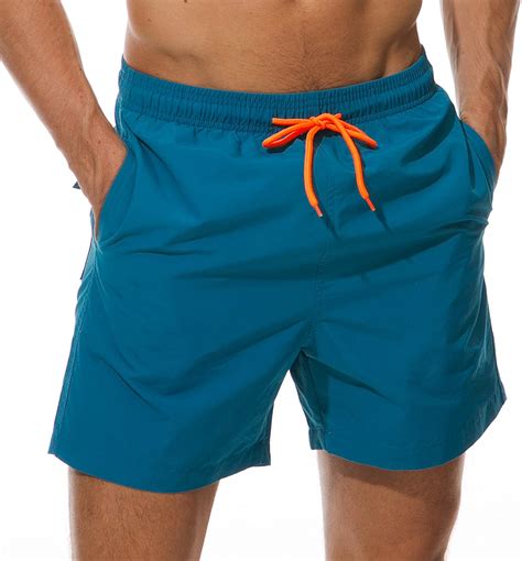 Silkworld Mens Swim Trunks Quick Dry Beach Shorts With Pockets Ebay