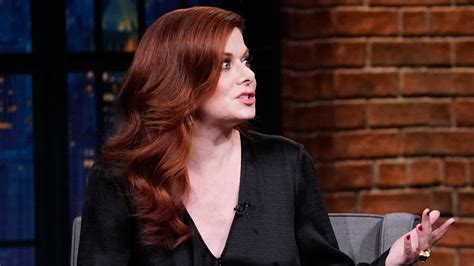 Watch Late Night With Seth Meyers Interview Debra Messing Rocked The
