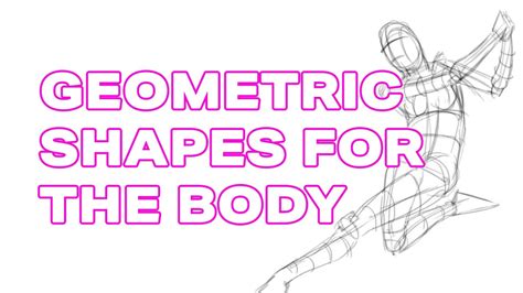 Geometric Body Shape Tutorial Using Primitives To Help You Draw A