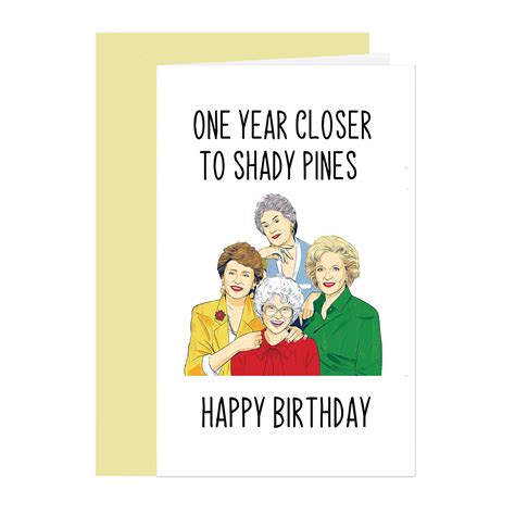 Buy Golden Girls Birthday Card Best Friend Bday Card Funny Birthday Card For Mom Grandma