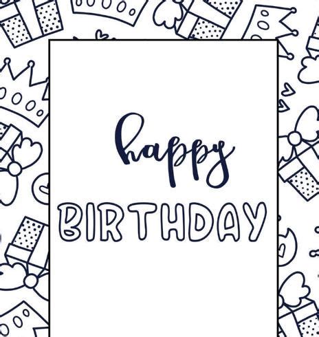 Find images of happy birthday card. Free Printable Birthday Cards For Grandma To Color