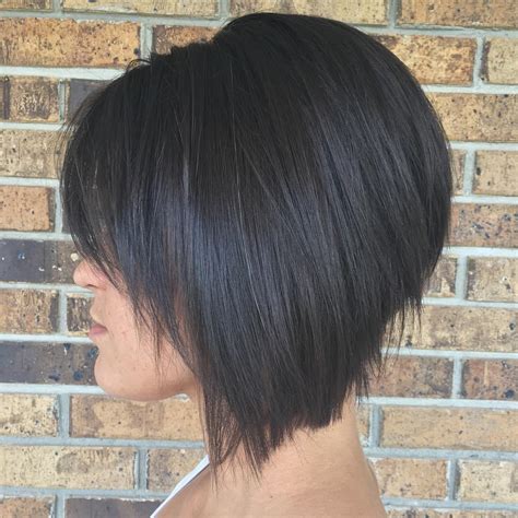 Short Stacked In The Back Hairstyles