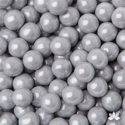 Chocolate Candy Pearls Silver 952mm Cake Wraps Edible Cake