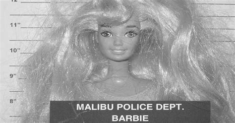 Hilarious Photos Of Barbie Gone Wild Bad Barbie Barbie Mug Shots