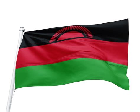 Premium Psd Flag Of The African Country Malawi