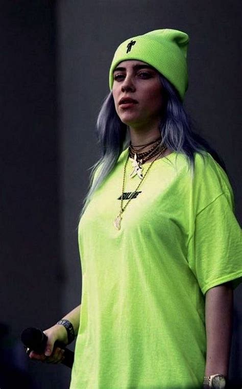 Billie Eilish Shirt Neon Green Concert Billie Eilish Outfit Etsy