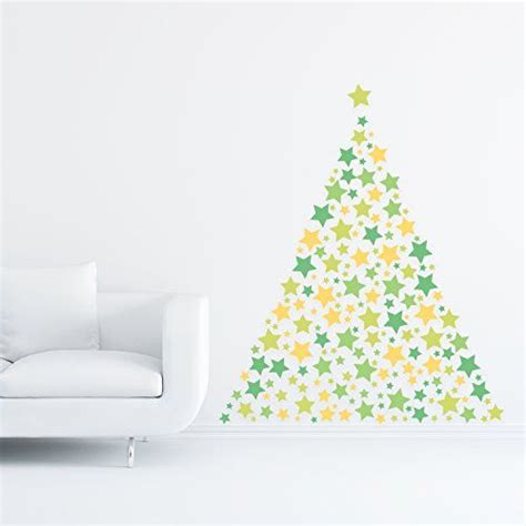 Walplus Removable Self Adhesive Wall Stickers Stars Mural Art Decals
