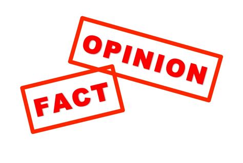 Facts And Opinions Are Not Contraries By Michael Prinzing The