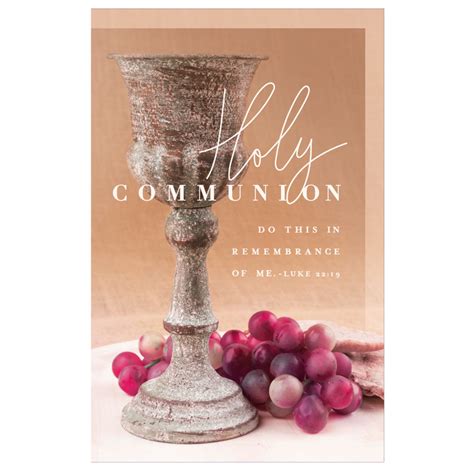 Salt And Light Holy Communion Church Bulletins 8 12 X 11