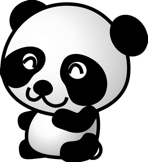 Giant Panda Bear Cartoon Clip Art Cartoon Panda Png Download 1747