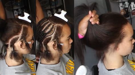 36 Middle Part Sew In Ponytail Sewing Wiki Source