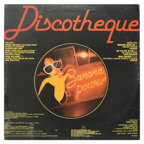 Disco De Vinil Banana Power Discotheque Vinil Records