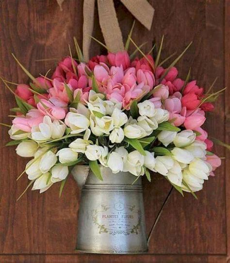 Inspiring 40 Stunning And Easy Diy Tulip Arrangement Ideas