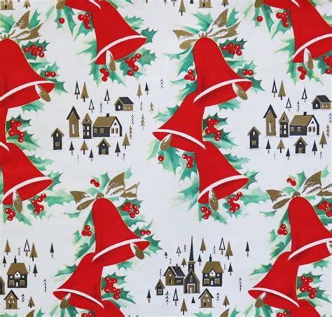Vintage Dennison Christmas T Wrap Wrapping Paper Etsy Vintage