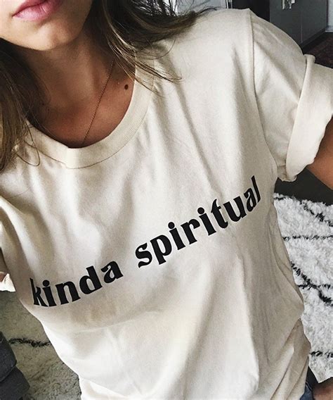 Kinda Spiritual T Shirt Spiritual Shirts Spiritual Clothing Hippie Shirt