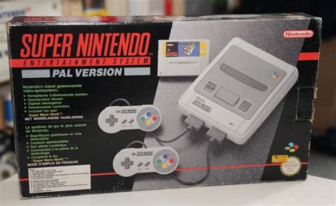 1 Nintendo Snes Boxed Pal Console In Original Box Catawiki
