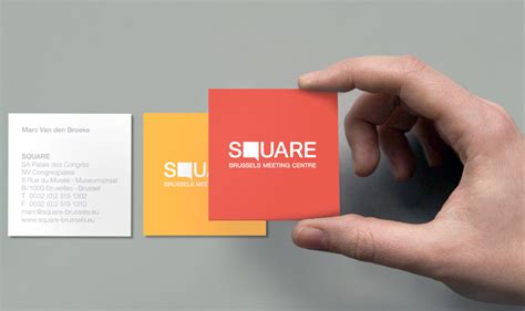 5 Eye Catching Square Business Cards