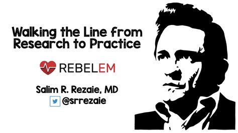 Salim R Rezaie Md On Twitter Walking The Line From Research To