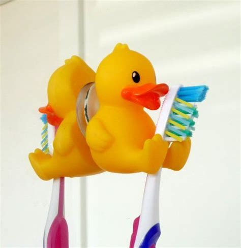 With a great toothbrush holder & soap dispenser, our bath sets are a great addition to your home! Amazon.com - Yellow Rubber Duck Toothbrush Holder - Rubber ...