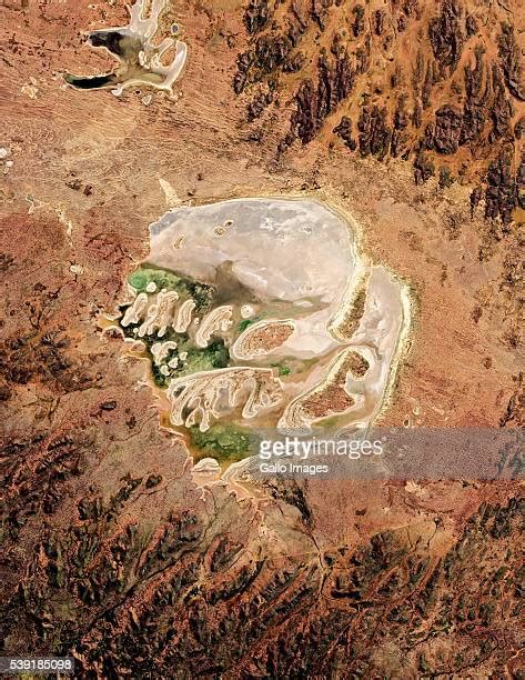 Satellite View Of The Acraman Crater Photos And Premium High Res