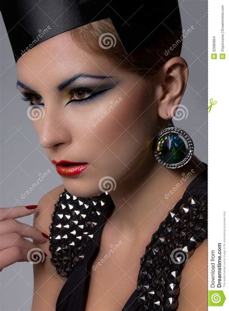High Fashion Headshot Stock Photo Image Of Beauty High 22080864