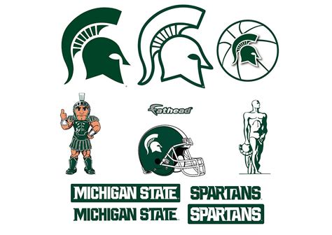 Michigan State Spartans - Logo Assortment Wall Decal | Shop Fathead® for Michigan State Spartans 