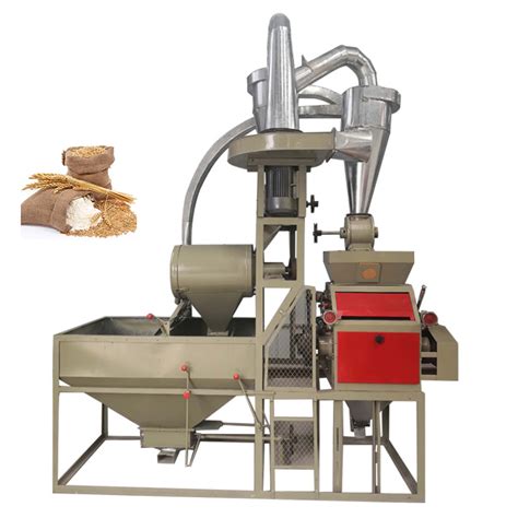 Small Scale Corn Wheat Flour Roller Milling Machine Maize Processing