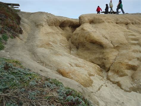 Filebeach Erosion Scene Near Half Moon Bay California Wikimedia