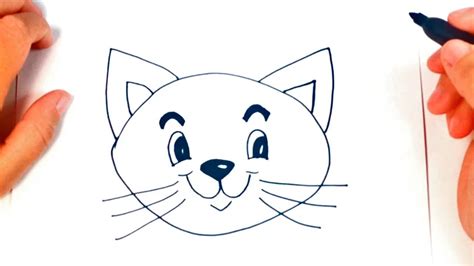 Como dibujar un Gatito paso a paso | Dibujo facil de ...