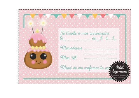 Carte Danniversaire À Imprimer Pour Fille De 12 Ans Unique Invitation Anniversaire à Imprimer