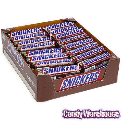 Snickers Candy Bars 48 Piece Box Candy Warehouse