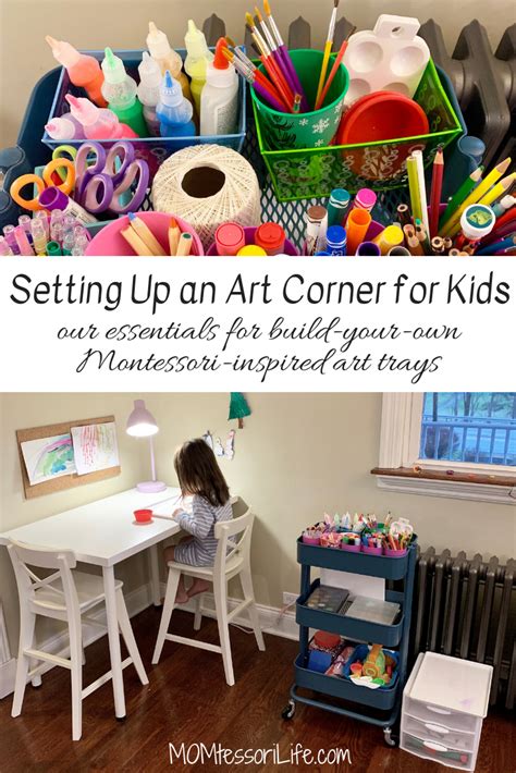 Setting Up An Art Corner For Kids Our Essentials For Build Your Own