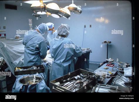 Orthopedic Surgeons During Knee Replacement Procedures In A Local New