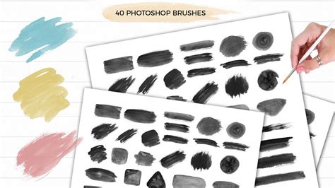 Free Photoshop Watercolor Brushes · Pinspiry