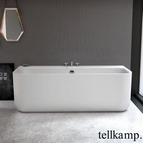 Welche halb freistehende wanne darf es für sie sein. Tellkamp Koeno Vorwand-Badewanne mit Verkleidung weiß matt ...