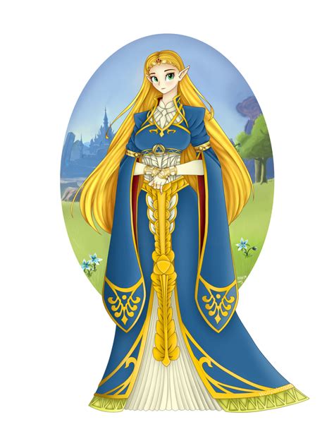 Princess Zelda Botw By Wolfpaintruth On Deviantart
