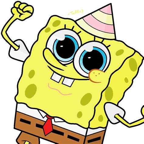 Spongebob Happy Birthday Png Spongebob Birthday Clipart Transparent Riset