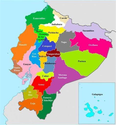 Dibuja El Mapa De Ecuador E Identifica Las Cuatro Regiones