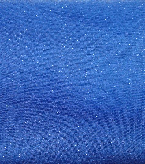 Glitter Tulle Fabric Dazzling Blue Joann