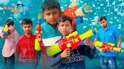 Water Gun Fight 🔫 Vlog Dawood Sabir Vlogs Youtube