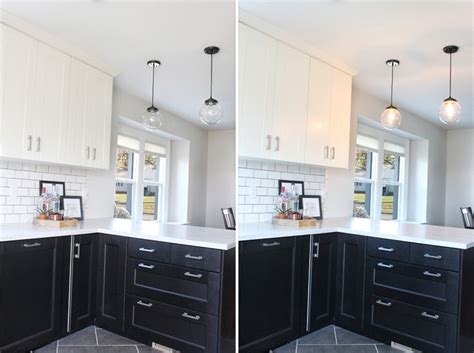 Rustic beams and pendant lights over a large kitchen island design. Pendant Lighting Over Peninsula - -+9000 Pendant Lighting ...