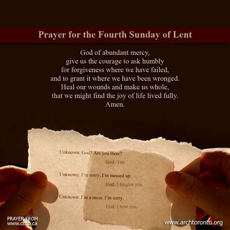 Prayer For The Fourth Sunday Of Lent Lent Prayers Prayer Quotes Prayers