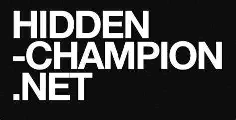 Hidden Champion Website Launch News Hidden Championnet 「ヒドゥン・チャンピオン」