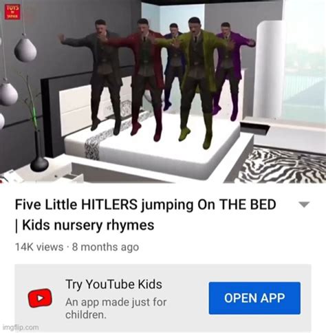 Five Little Hitlers Jumping On The Bed Imgflip