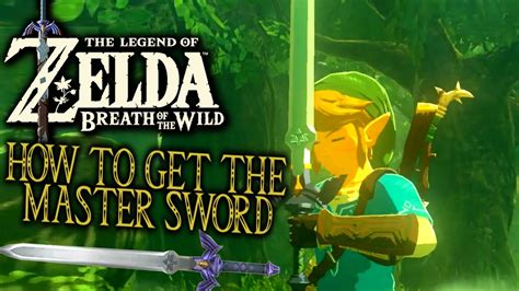 the legend of zelda breath of the wild 13 master sword youtube 4d2